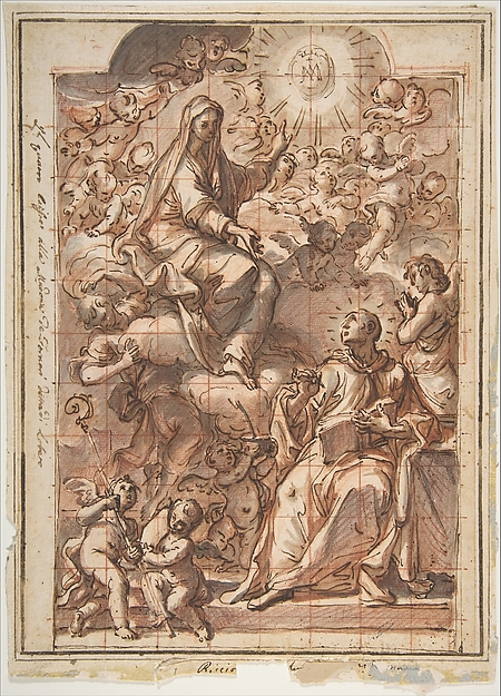 The Virgin Appearing to St. Bernard of Clairvaux by Niccolò Ricciolini