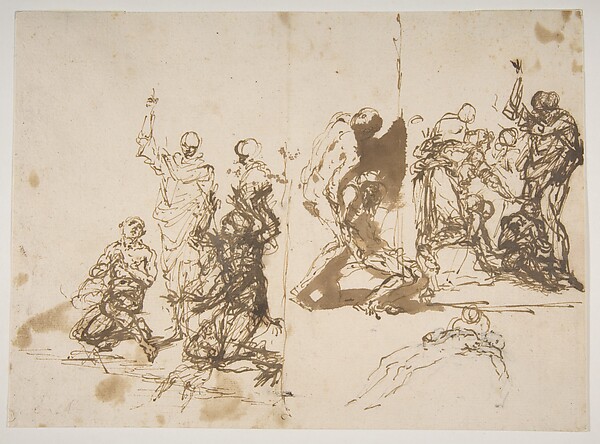 The Raising of Lazarus by Salvator Rosa