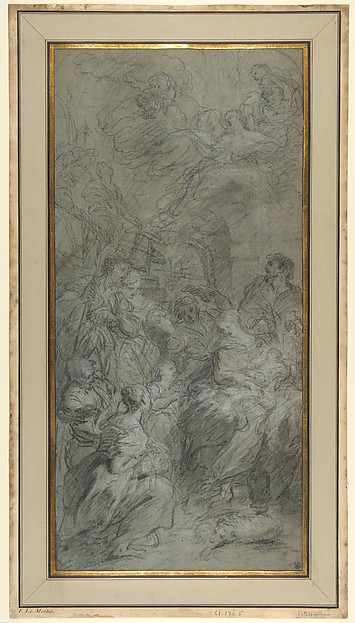 The Adoration of the Shepherds by François Le Moyne