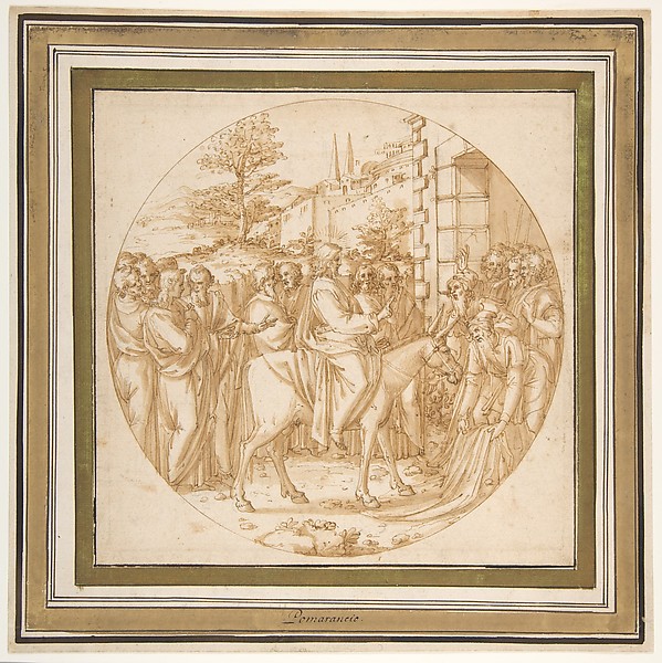 The Entrance of Christ into Jerusalem by Ercole Setti