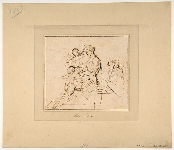 The Holy Family with Attendant Angels