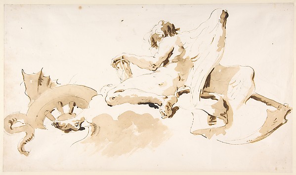 Seated Figure of Time