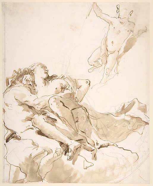 Mercury Appearing to a Marine Deity and a Nymph