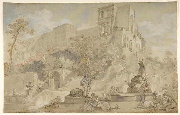 The Fountain of Rome at the Villa d'Este, Tivoli