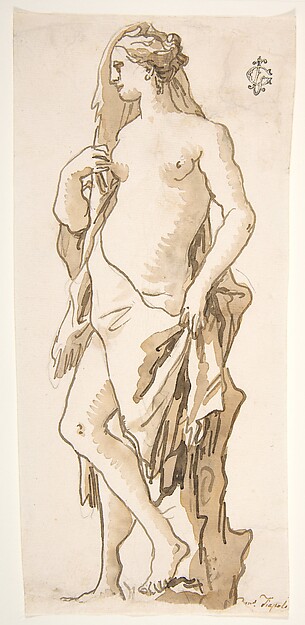 Study of a Garden Sculpture: Iole