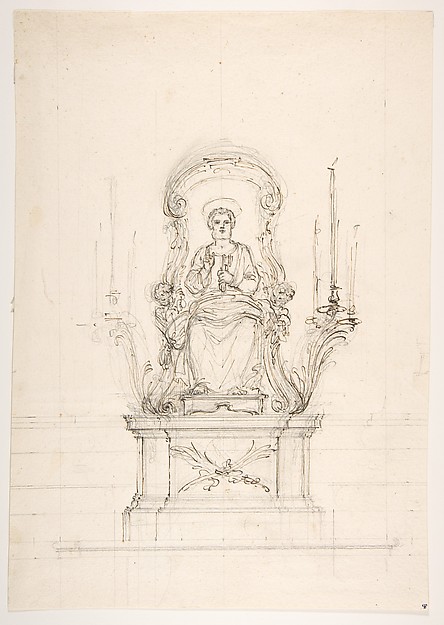 Saint Peter Enthroned by Luigi Vanvitelli