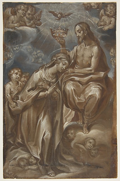 The Coronation of the Virgin by Francesco Vanni