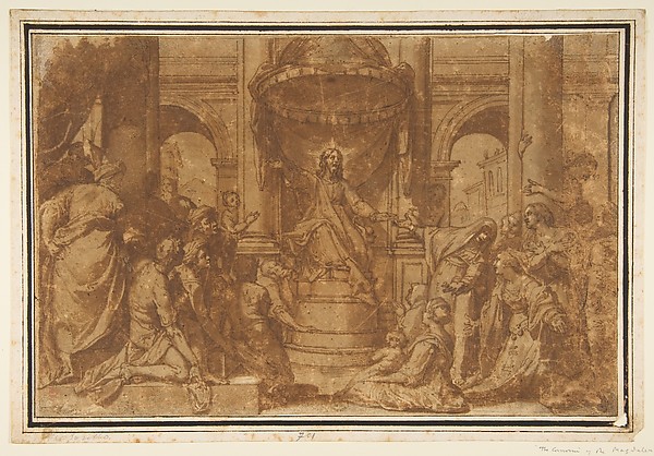 Christ Preaching by Federico Zuccaro (Zuccari)