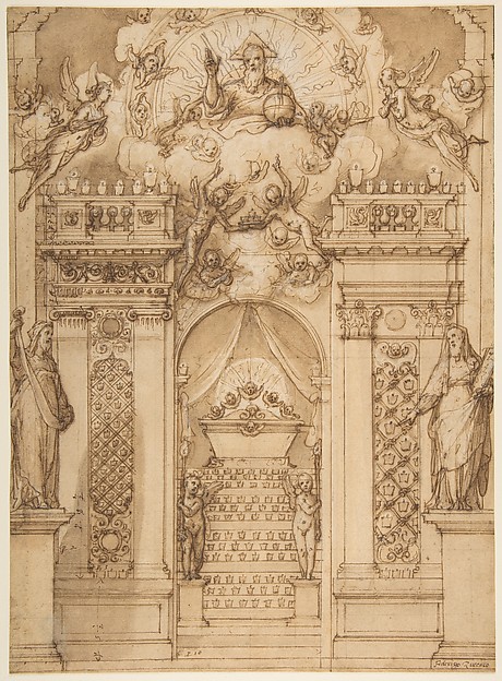 Design for a "Quarantore" Decoration