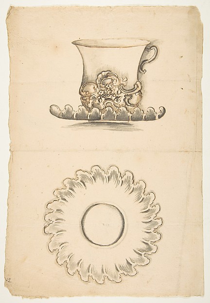 Design for a cup and saucer