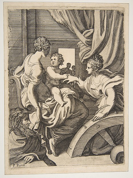 The mystic marriage of Saint Catherine