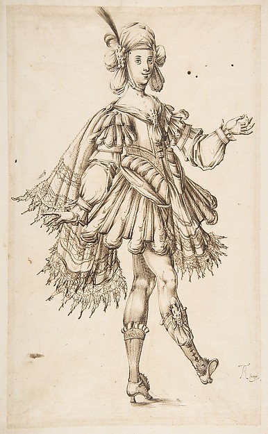 Male Figure in Ballet Costume