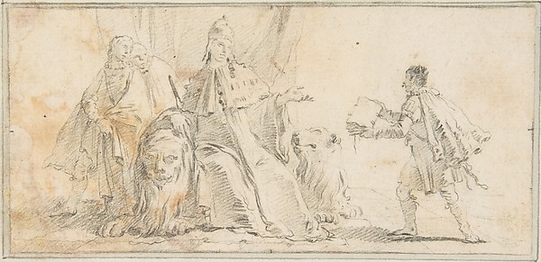 Illustration for a Book:  Allegory of Venice