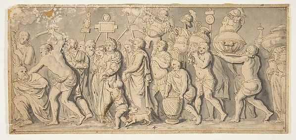 Design for a Roman Procession