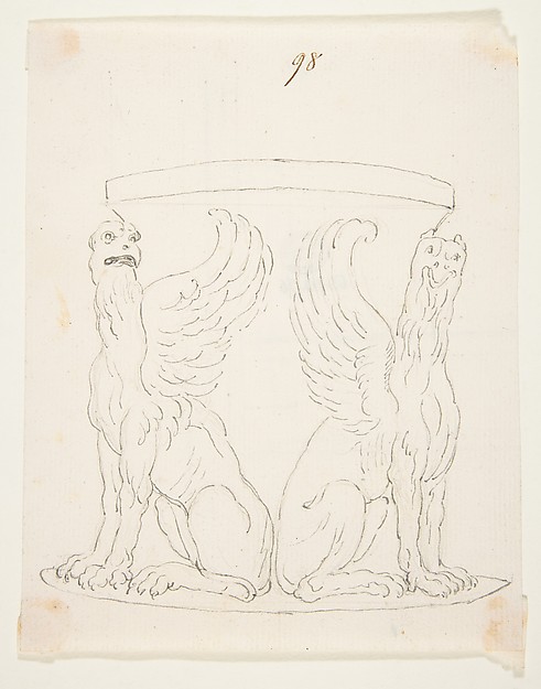 Design for a Vessel with Two Griffons