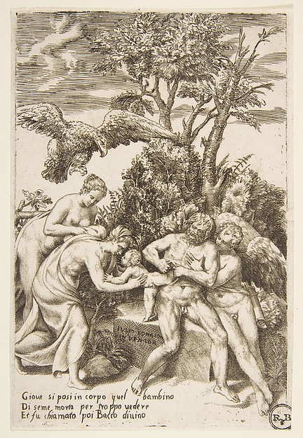 The Birth of Bacchus, from "The Loves of the Gods"