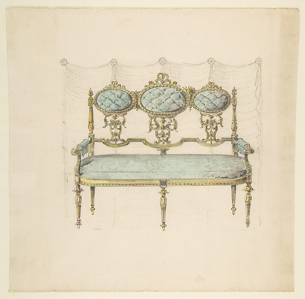 Design for a Settee