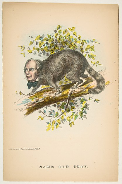 Same Old Coon (Henry Clay), from The Comic Natural History of the Human Race