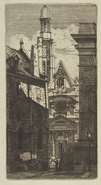 The Church of St. Etienne-du-Mont, Paris