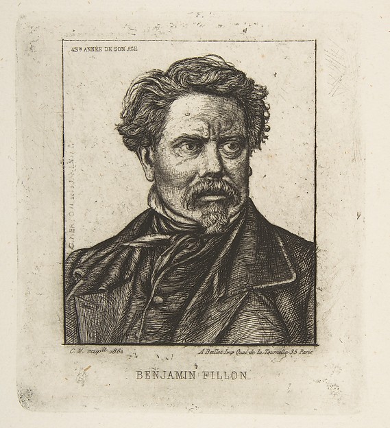 Benjamin Fillon, after a photograph