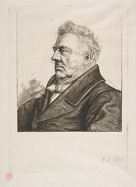 The Breton archaeologist Louis Jacques Marie Bizeul,  after a photograph