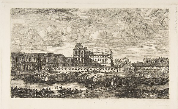 L'Ancien Louvre (The Old Louvre, Paris, after Zeeman)