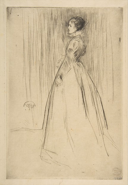 The Velvet Dress (Mrs. Leyland)