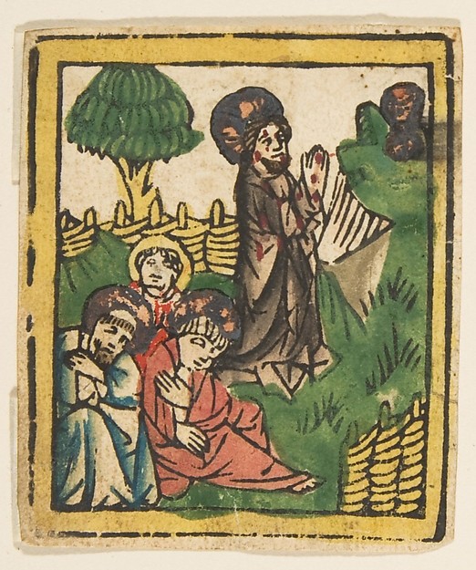 Christ on the Mount of Olives by Anonymous, German, 15th century