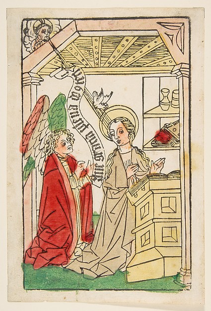 The Annunciation by Anonymous, German, Swabian Region, late 15th century