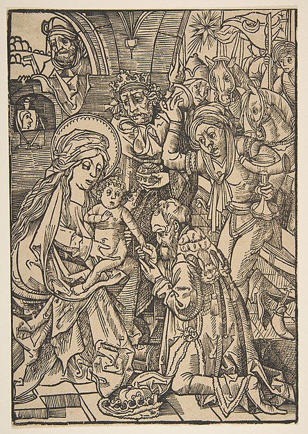 The Adoration of the Magi by Anonymous, German, 15th century