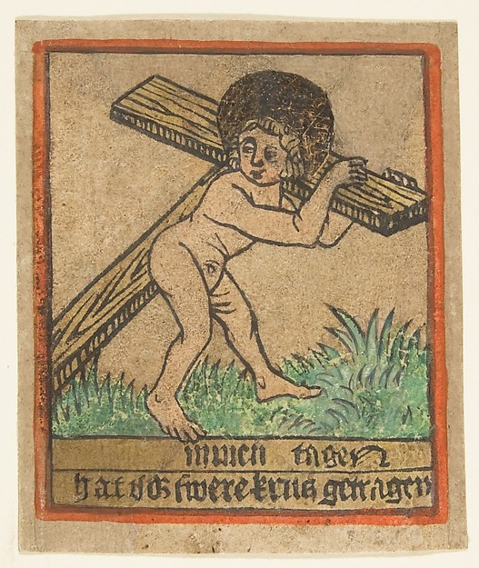Christ Child Carrying the Cross by Anonymous, German, Upper Rhine, 15th century