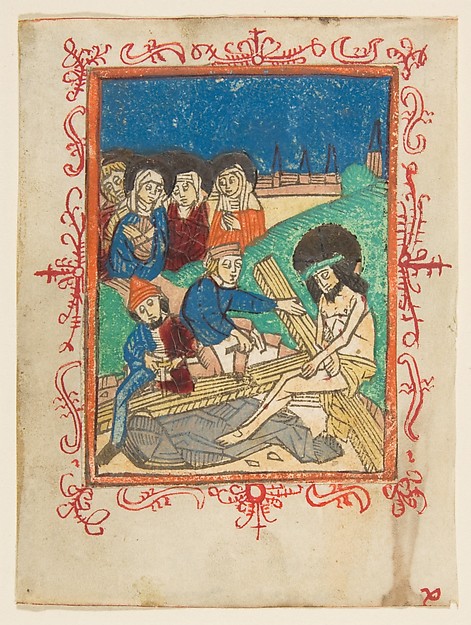 Preparation for the Crucifixion by Anonymous, German, 15th century