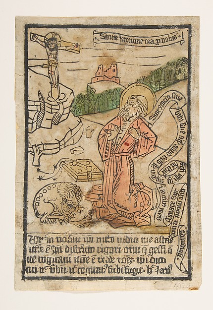St. Jerome by Anonymous, German, 15th century