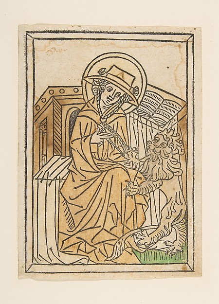 St. Jerome by Anonymous, German, 15th century