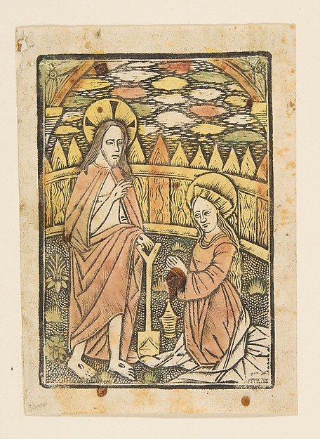 Christ Appearing to St. Mary Magdalen by Anonymous, German, 15th century