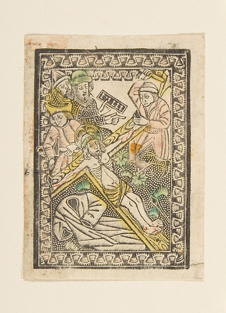 Christ Nailed to the Cross by Anonymous, German, 15th century