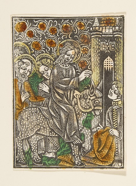 Christ's Entry into Jerusalem by Anonymous, German, 15th century