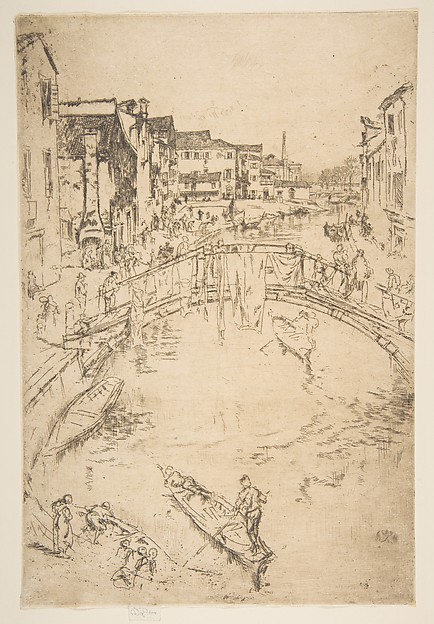 The Bridge, Santa Marta by James McNeill Whistler