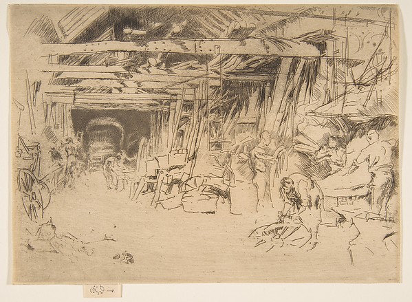 Wheelwright by James McNeill Whistler