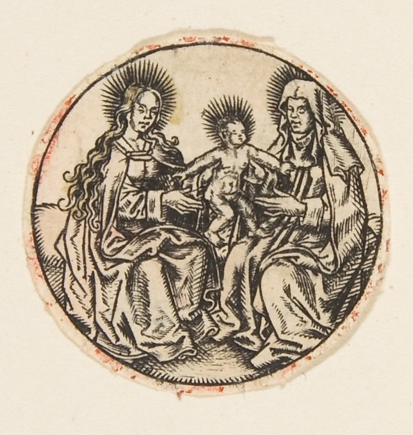 Virgin and Child with St. Anne by Anonymous, German, 15th century
