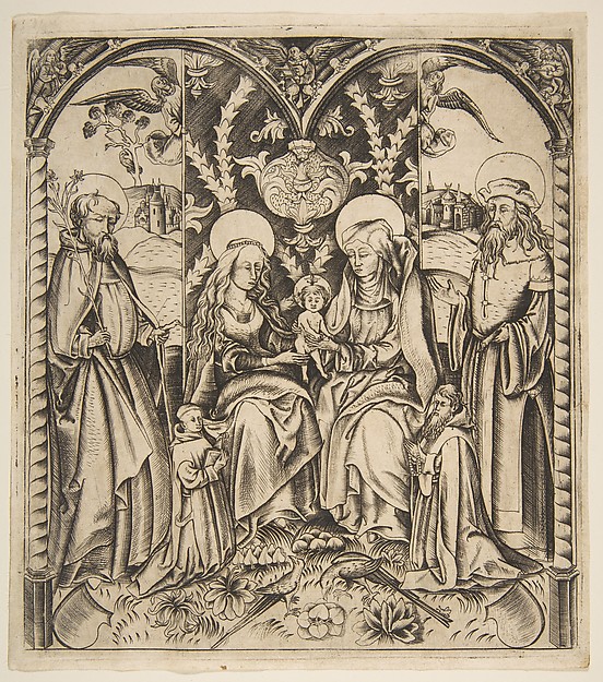 The Holy Family by Anonymous, German, 15th century