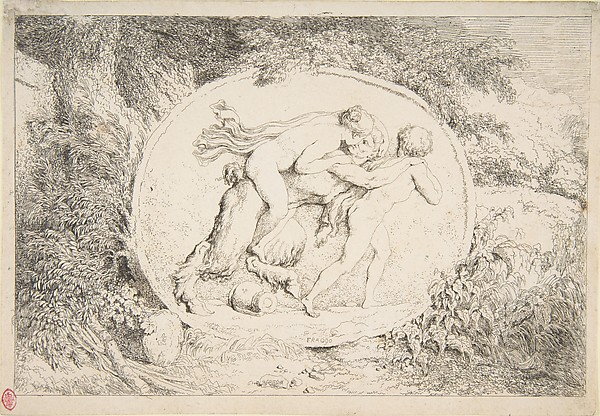 A Young Girl Astride a Satyr