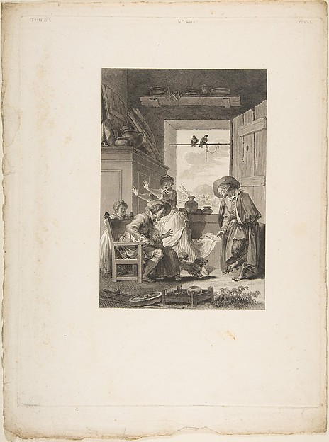 Belphegor, from "Contes et nouvelles en vers par Jean de La Fontaine.  A Paris, de l'imprimerie de  P. Didot, l'an III de la République, 1795"