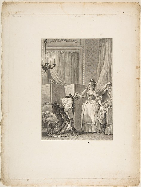 Le Cocu battu et content, from "Contes et nouvelles en vers par Jean de La Fontaine.  A Paris, de l'imprimerie de  P. Didot, l'an III de la République, 1795"