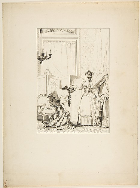 Le Cocu battu et content, from "Contes et nouvelles en vers par Jean de La Fontaine. A Paris, de l'imprimerie de P. Didot, l'an III de la République, 1795"