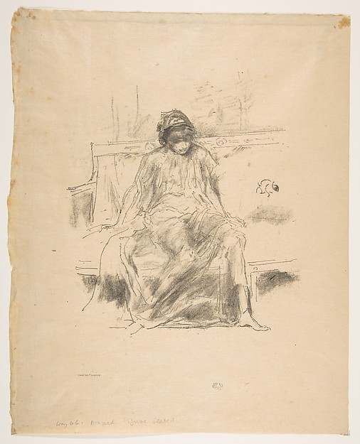 The Draped Figure, Seated