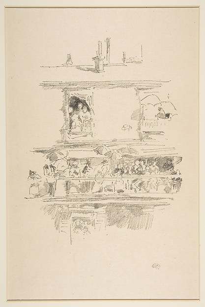 The Long Balcony (Paris Windows, The Long Balcony)