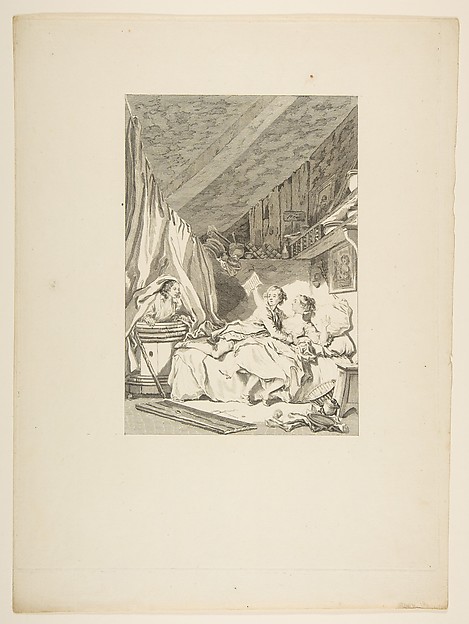 Le Savetier, from "Contes et nouvelles en vers par Jean de La Fontaine.  A Paris, de l'imprimerie de  P. Didot, l'an III de la République, 1795"