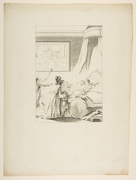 Le Gascon puni, from "Contes et nouvelles en vers par Jean de La Fontaine.  A Paris, de l'imprimerie de  P. Didot, l'an III de la République, 1795"