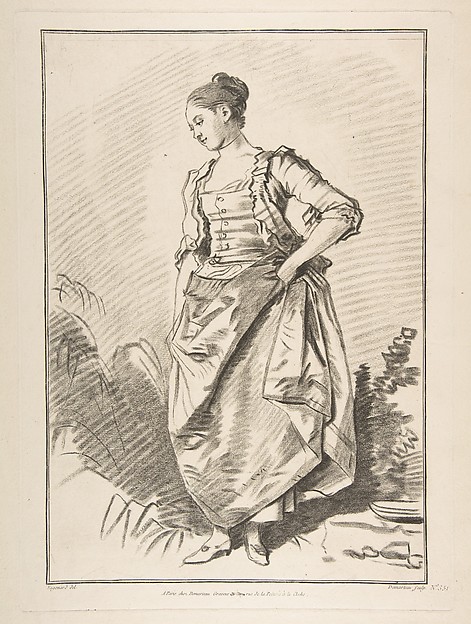 Femme debout de face